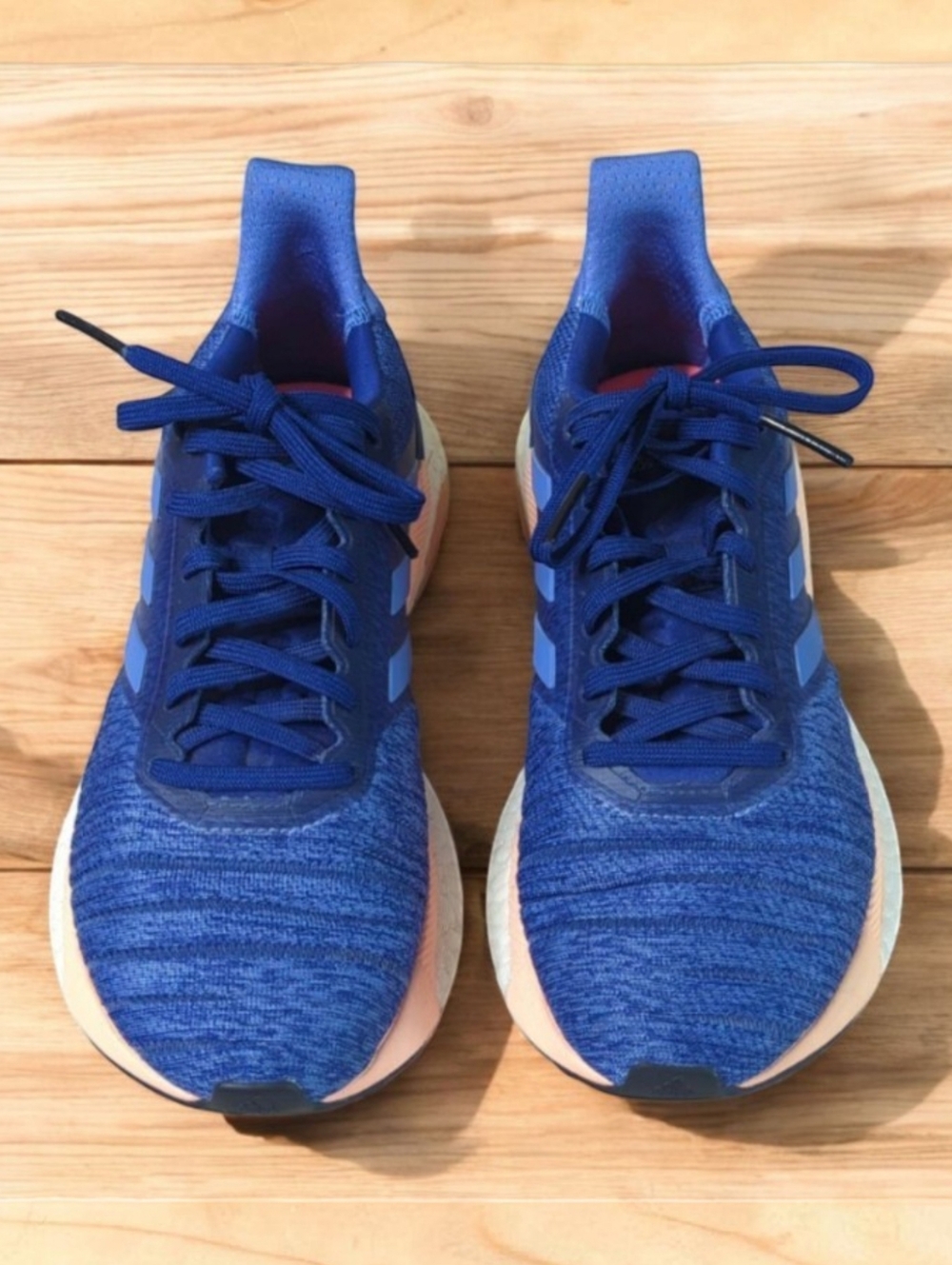 Adidas Originals Solar Glide Running Training Shoes Sneakers Blue Women's 6.5